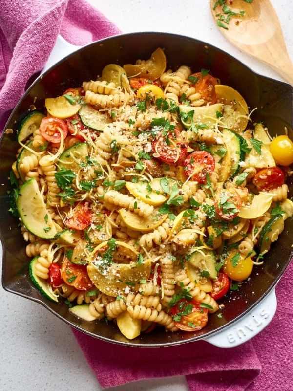 Lemon Butter Pasta & Veggies