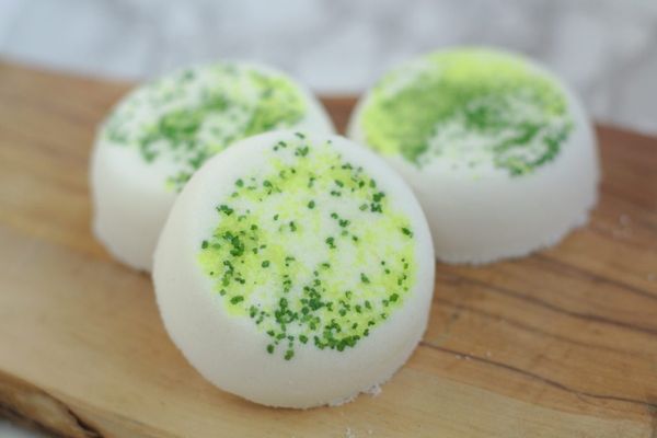 Lime Coconut Milk Bath Bombs