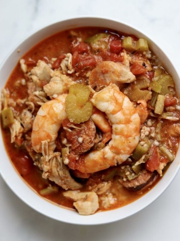 Low Carb Crockpot Gumbo