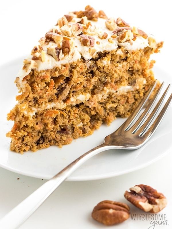 Low Carb Keto Sugar-Free Carrot Cake