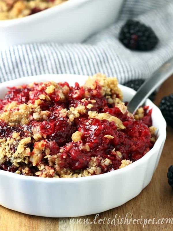 Old Fashioned Blackberry Crisp