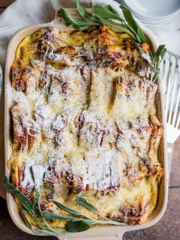 Overnight Monte Cristo Breakfast Casserole