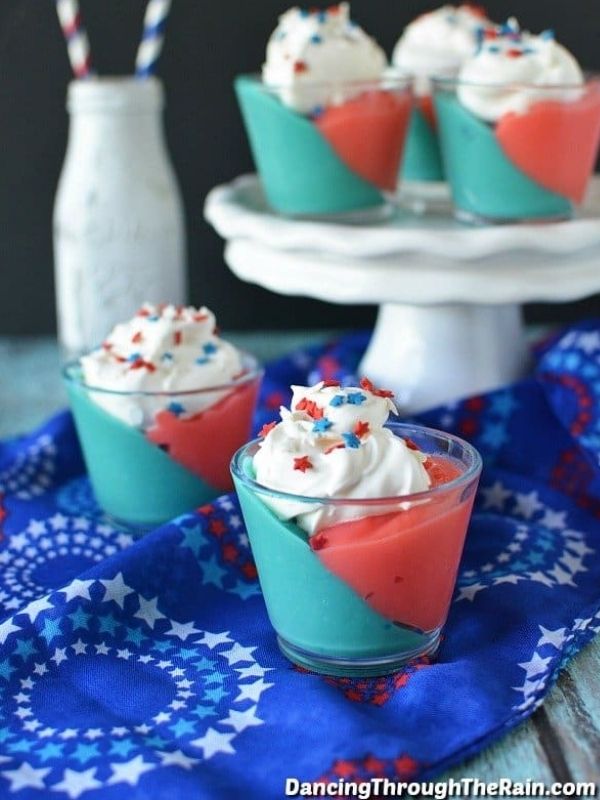 Patriotic Pudding Cups