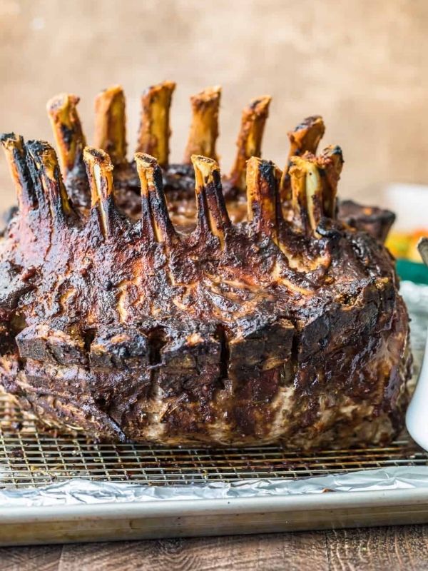 Pork Crown Roast with Whiskey Glaze