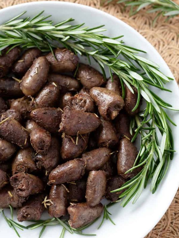 Rosemary Chicken Hearts