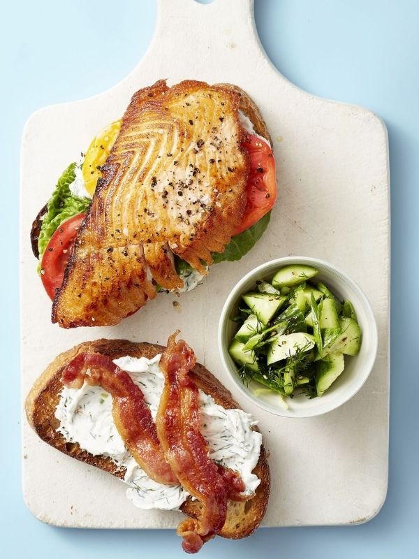 Salmon BLT