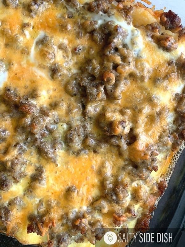 Sausage Hashbrown Breakfast Casserole