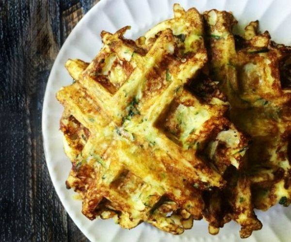 Savory Zucchini Waffles Image