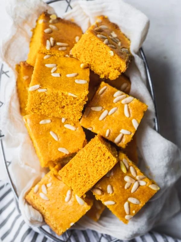 Sfouf (Turmeric Cake)