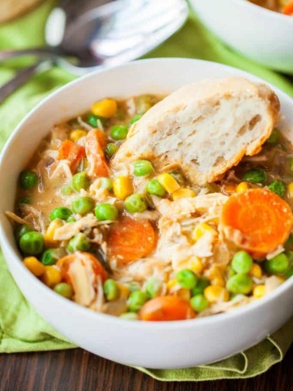 Slow Cooker Chicken Pot Pie