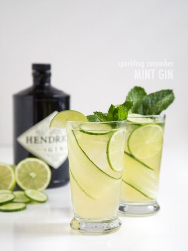 Sparkling Cucumber Mint Gin