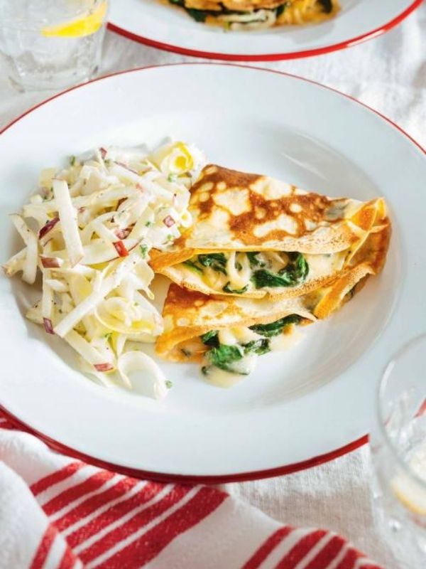 Spinach Crepes