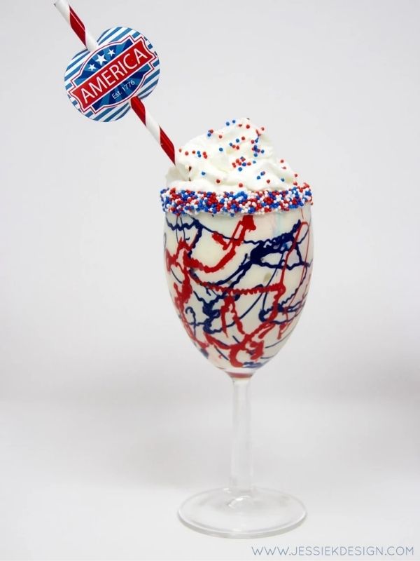 Stars and Stripes Milkshake