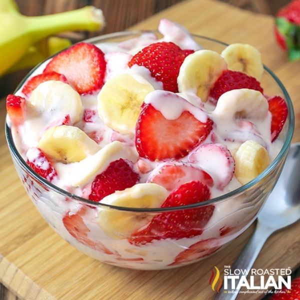 Strawberry Banana Cheesecake Salad