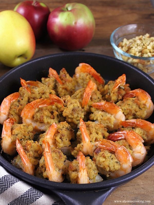 Stuffed Baked Jumbo Shrimp