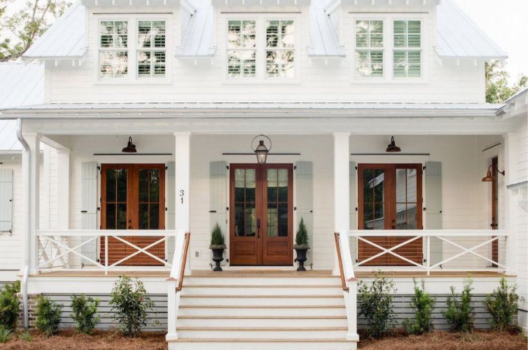 Stylish Front Porch Railing Ideas