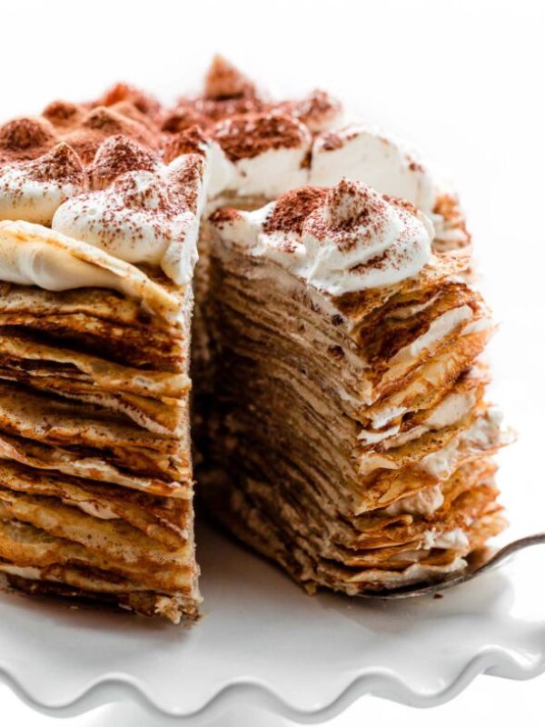 Tiramisu Crepe Cake