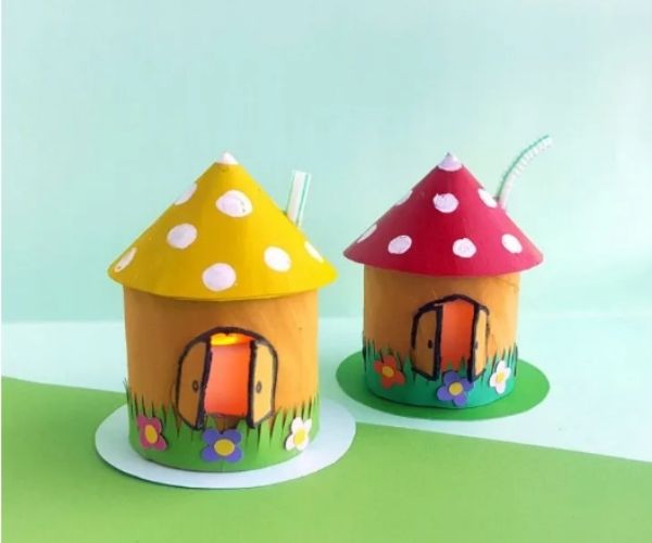 Toadstool House Lantern Craft