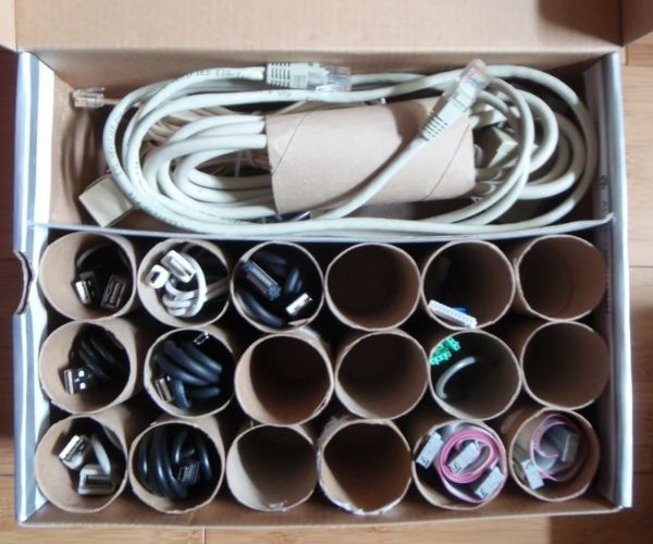 Toilet Paper Roll Organizer Box