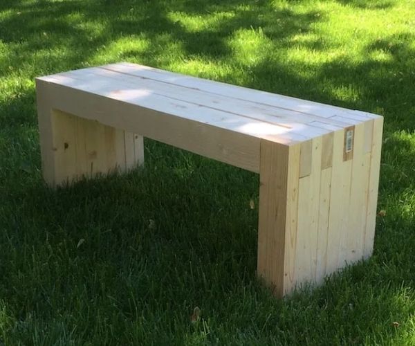 Williams Sonoma Inspired DIY Outdoor Bench