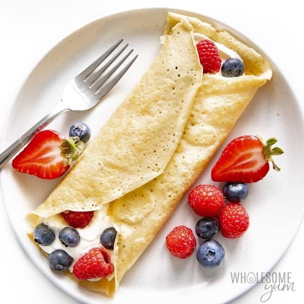 Almond Flour Keto Crepes