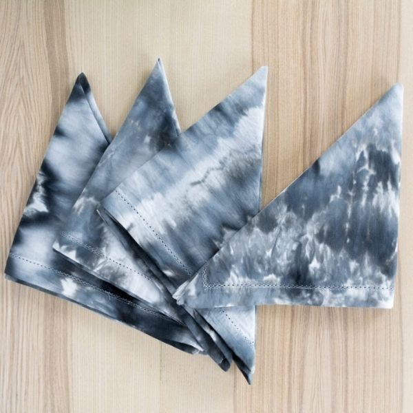 Black Ice Dye Napkins